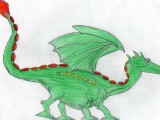 Зеленый дракоша-ёлочка поздравляет вас с наступающим НОВЫМ ГОДОМ!!!