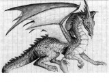Рисунок дракона карандашом.