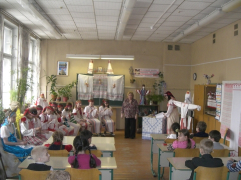 Фольклорный праздник - Школа № 700  г.Москва